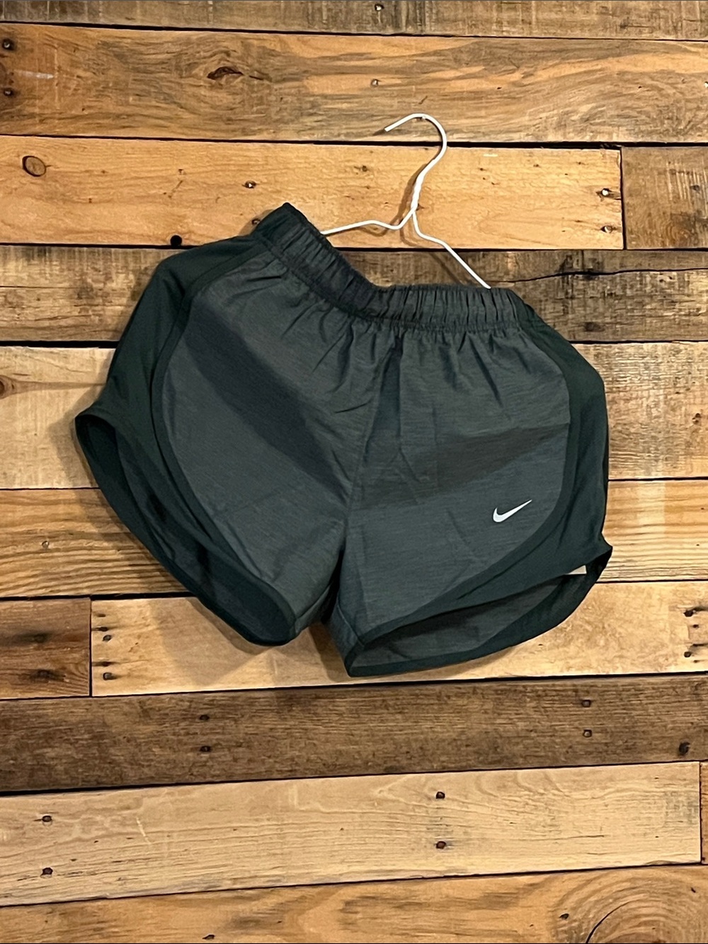 Nike Women's Dark Green Athletic Running Shorts